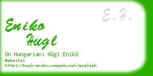eniko hugl business card